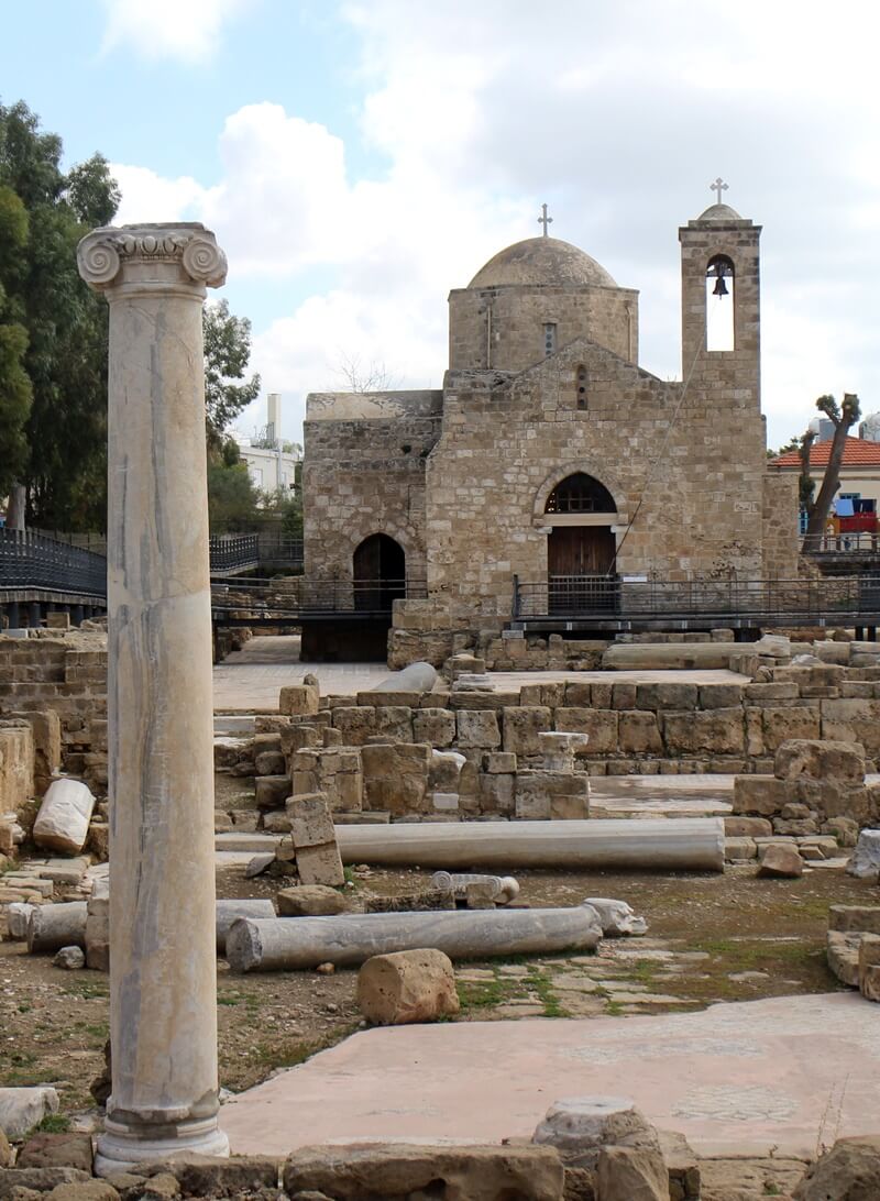 Paphos Zypern Travelguide Mittelmeer Genuss-mit-fernweh.de Chrysopolitissa Kirche 