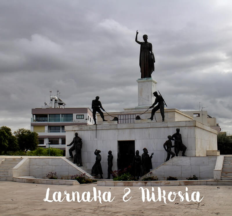 Nikosia und Larnaka - Denkmal freier Teil Zyperns Reisebericht Genuss-mit-fernweh.de